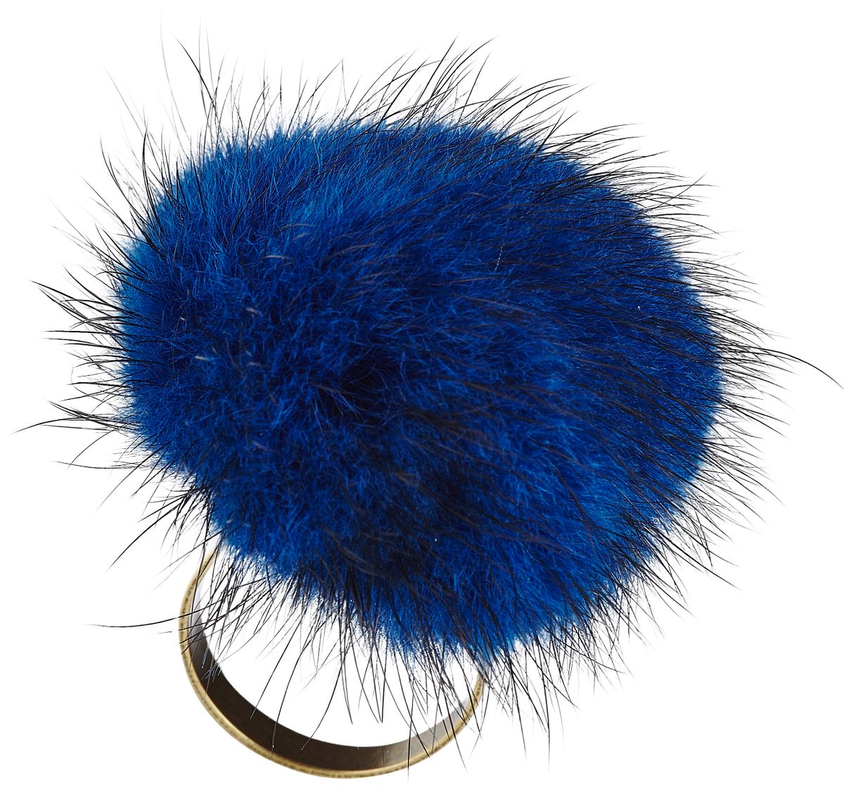 Pom Pom Ring Midnight Blue