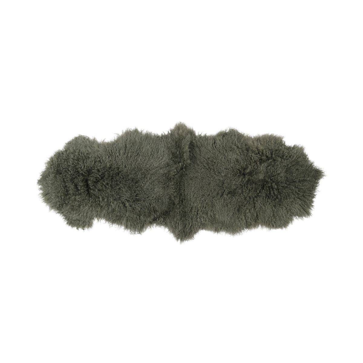 Double Tibetan Sheepskin | 150 x 55 cm Hedge Green
