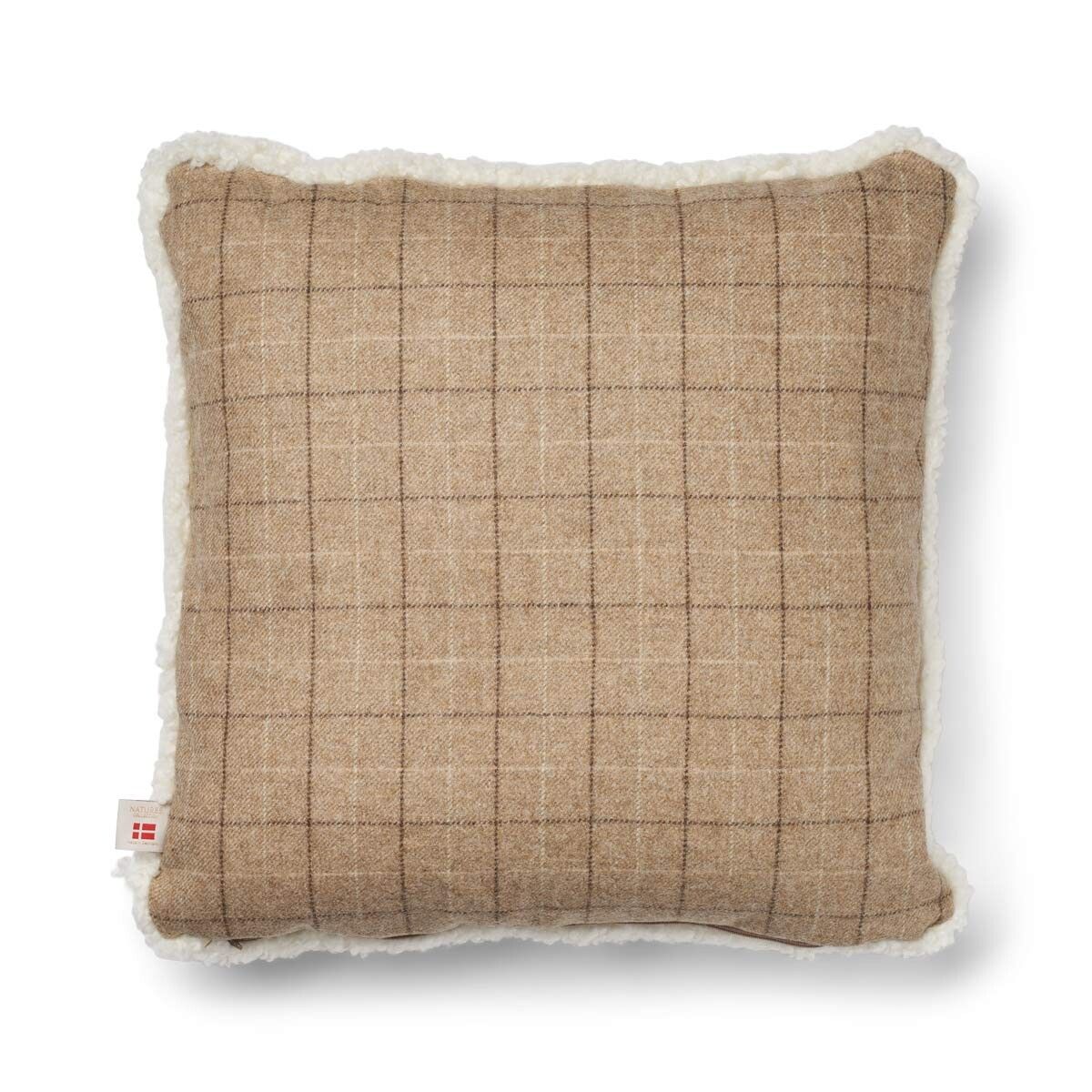 One Side Cushion | KW | 52x52 cm Oatmeal-Beige/Ivory