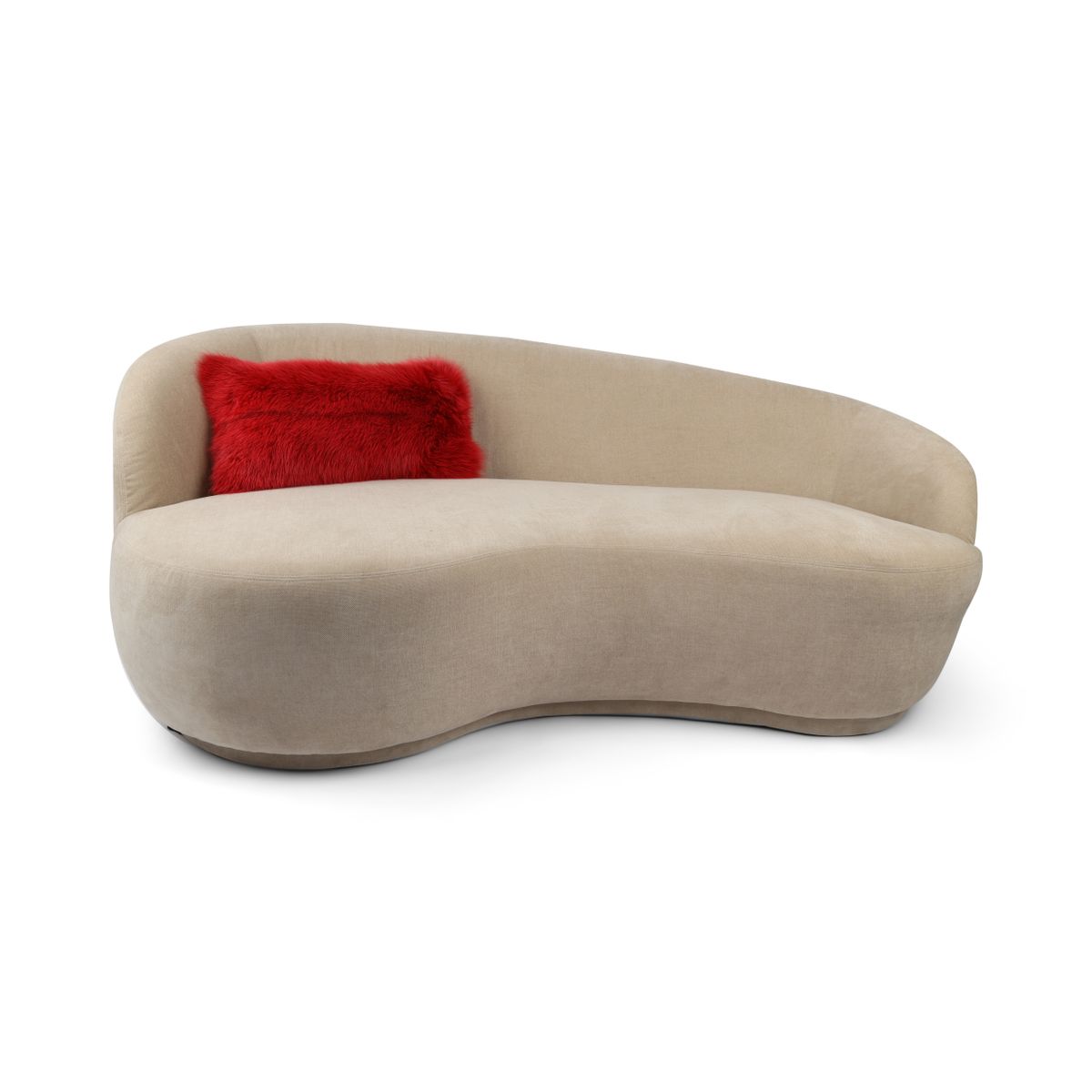 Premium Fox Cushion | Cashmere Backing | Norway | Red | 55x28 cm