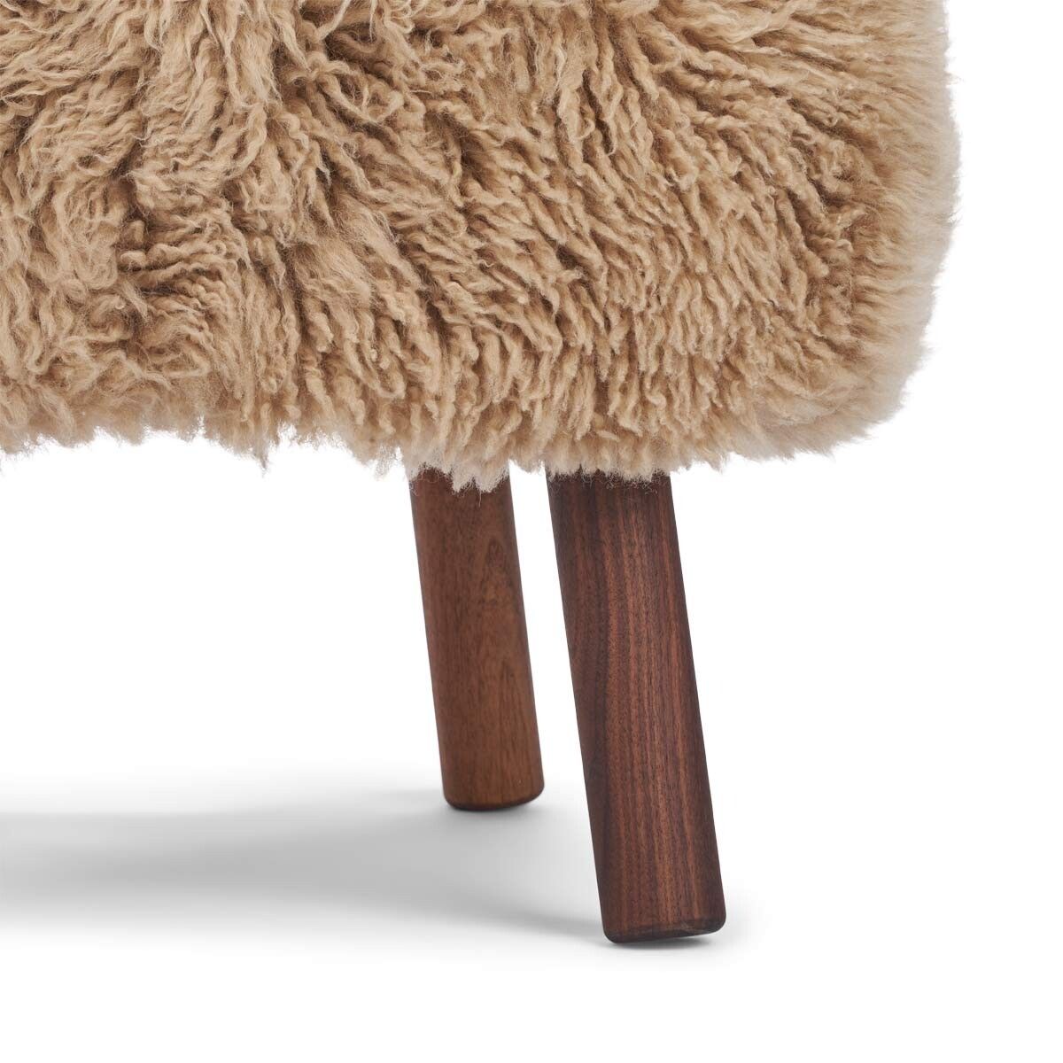 Emily Lounge Chair | Long Wool Honey