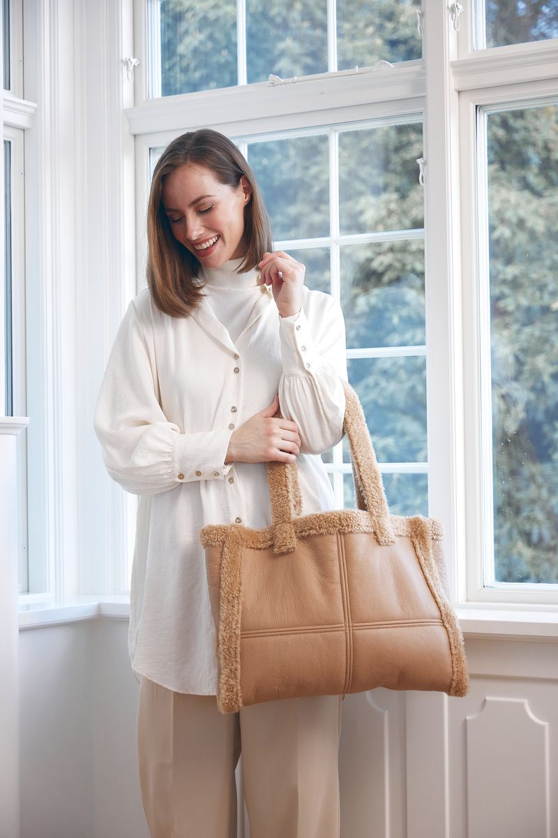 Rosaline Shopper Bag Beige