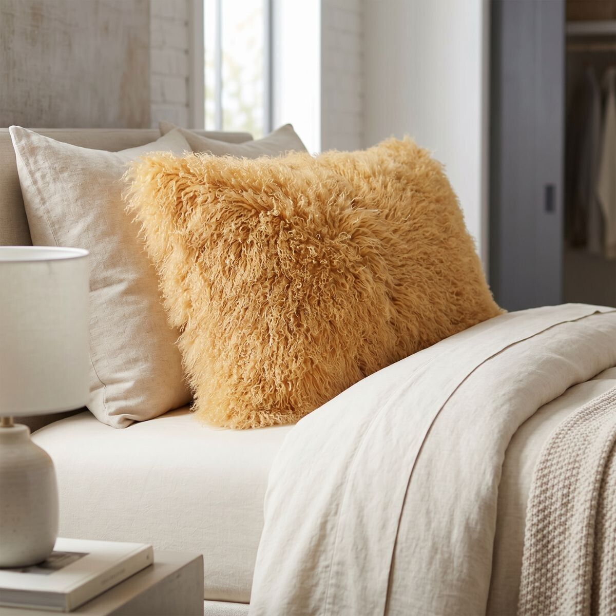 Curly Cushion | 60x90 cm Arctic Sunrise/Dove