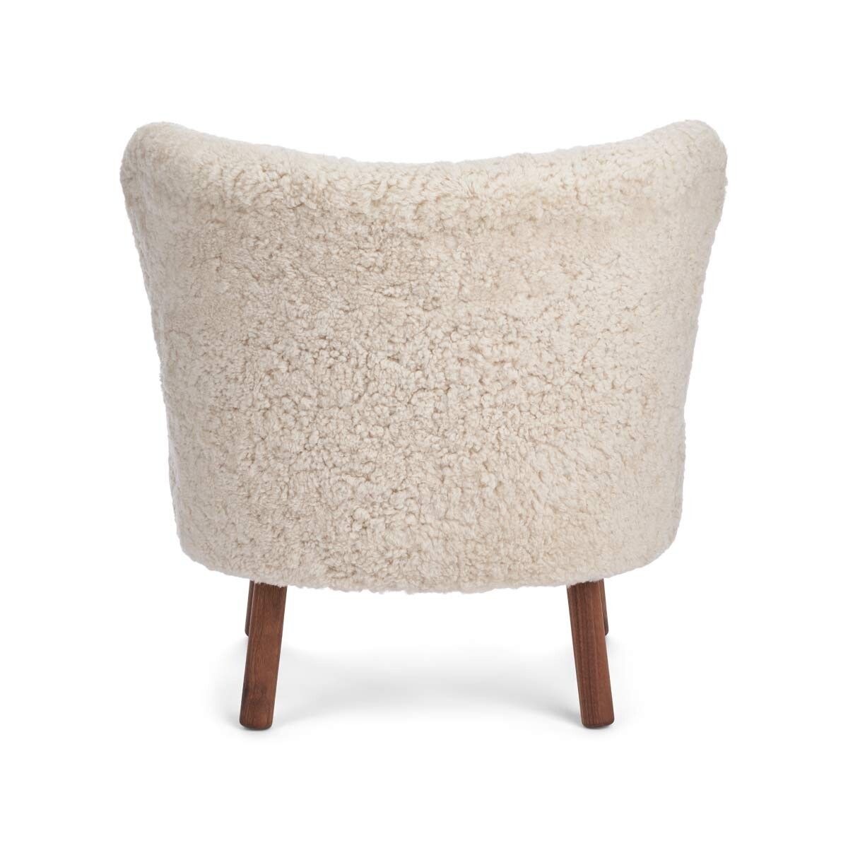 Emil Lounge Chair | Short Wool Pearl