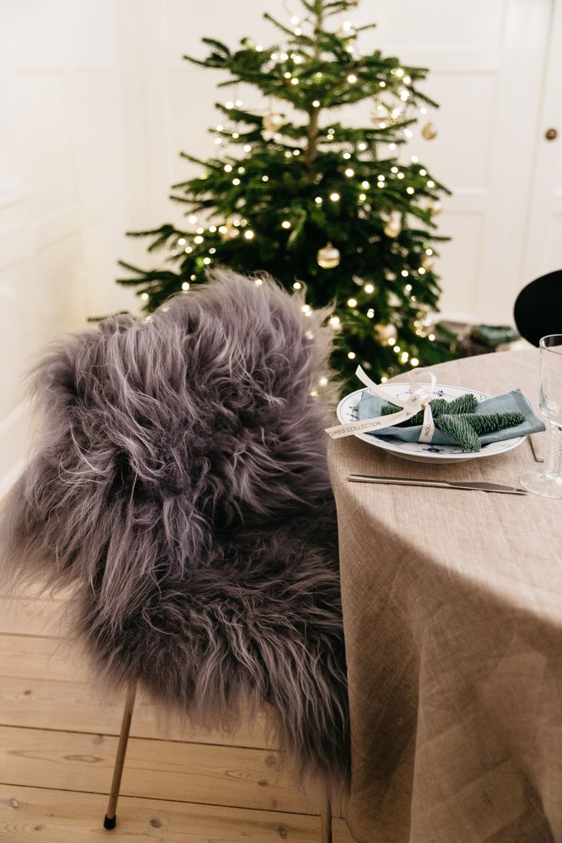 Icelandic Sheepskin | Long Wool | 90 cm Grey Brisa