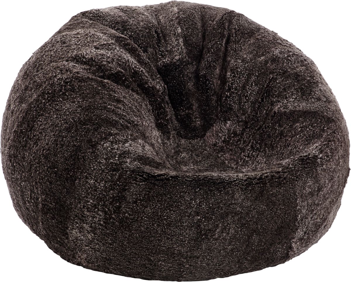 Round Sheepskin Bean Bag | Short Wool | Large  