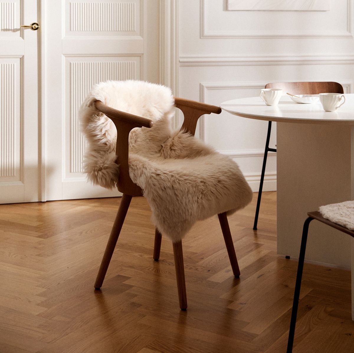 New Zealand Sheepskin | Long Wool | 100 cm Aubergine