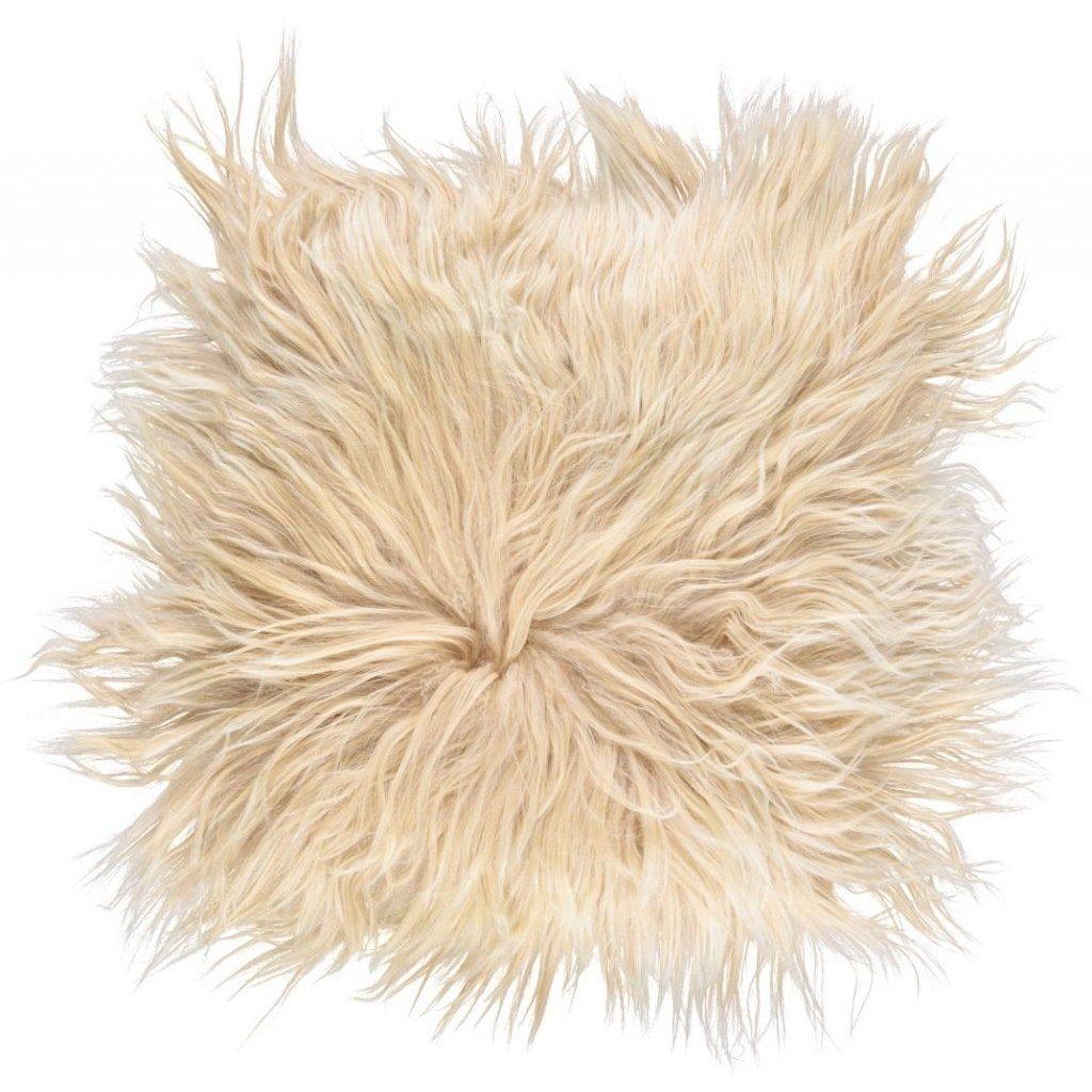 Cushion | 40x40 cm. | Tibetan Sheepskin | LW Cashmere - Naturescollection.eu