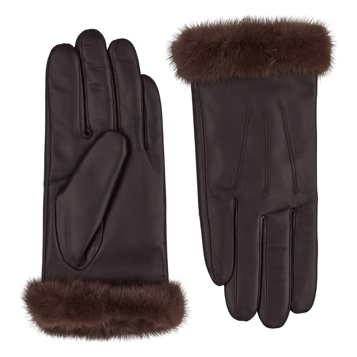 Kendall Gloves | Sheepskin, Mink - Naturescollection.eu