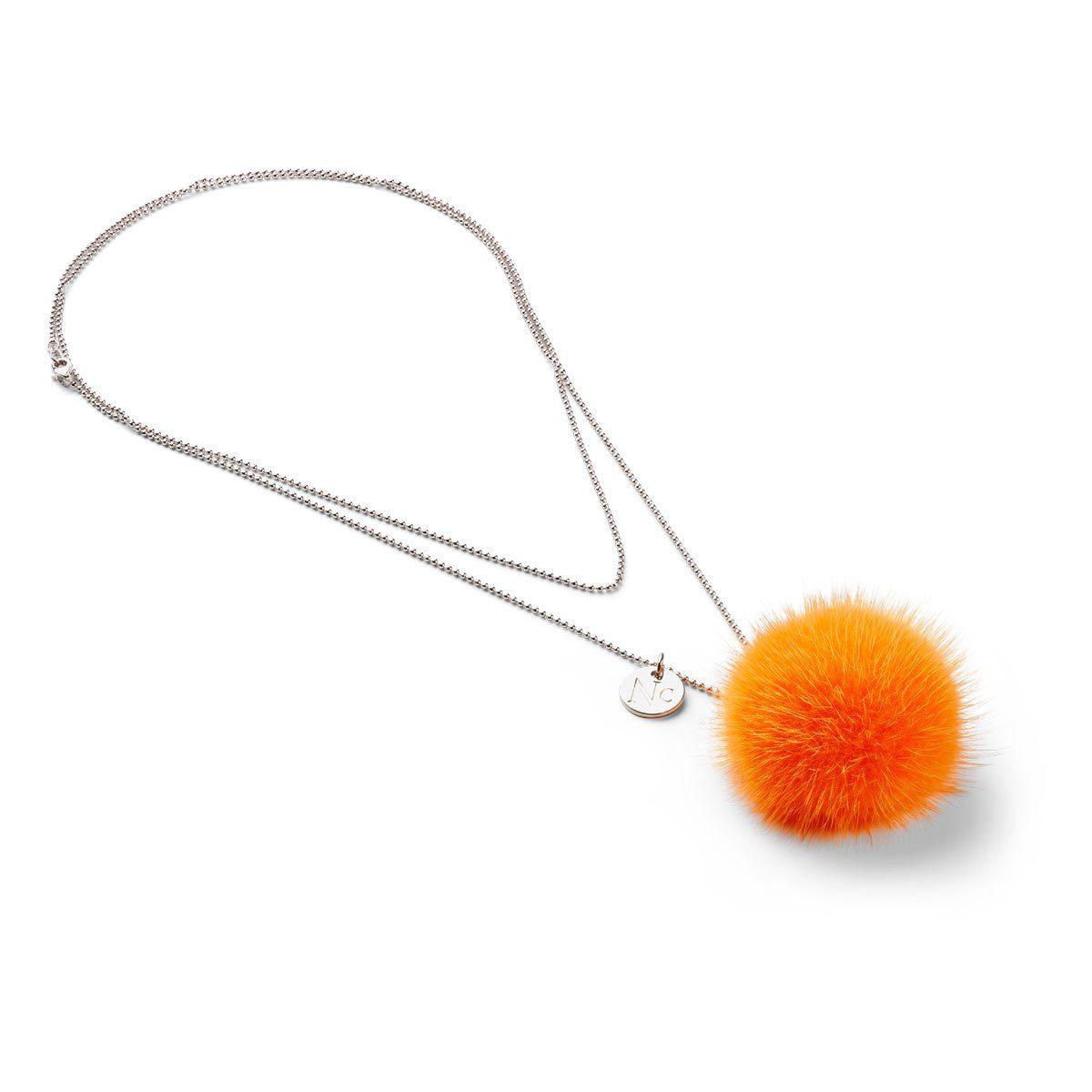 Necklace Pom Pom | Mink - Naturescollection.eu