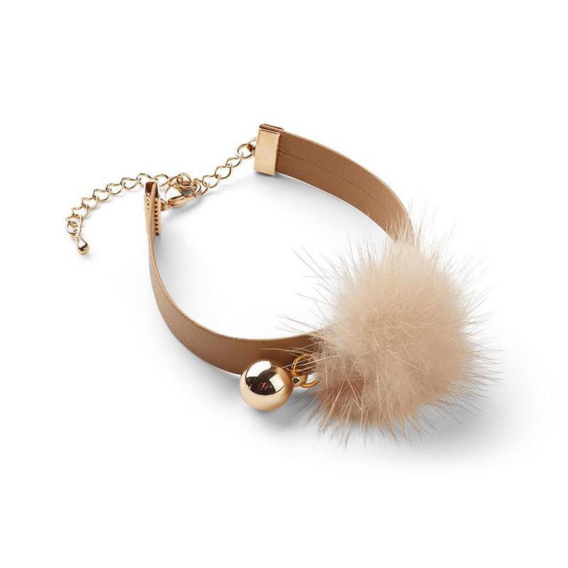 Nicki Bracelet | Mink | Leather - Naturescollection.eu